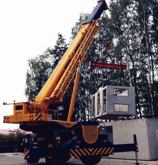 XCMG Rough-terrain Crane works...