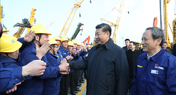 12 декабря генеральный секретарь Си проинспектировал XCMG.